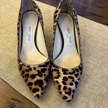 Jimmy Choo Leopard Print Pumps