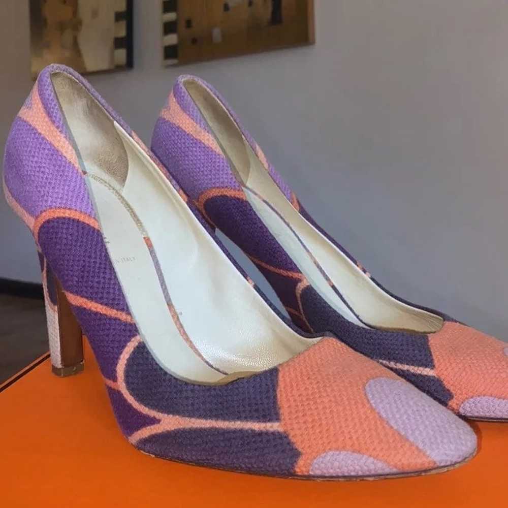 Miu Miu Heels Pumps Purple Orange (EU 41 / US 10)… - image 3