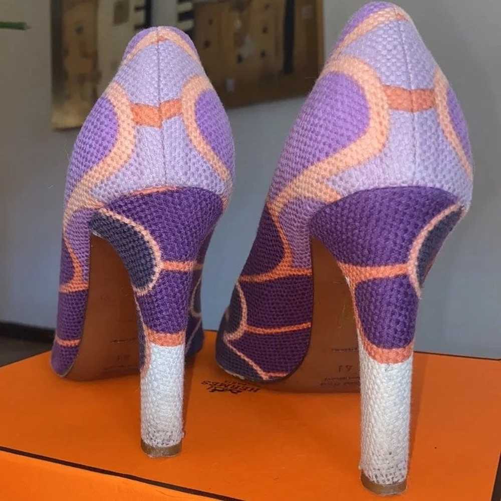 Miu Miu Heels Pumps Purple Orange (EU 41 / US 10)… - image 4