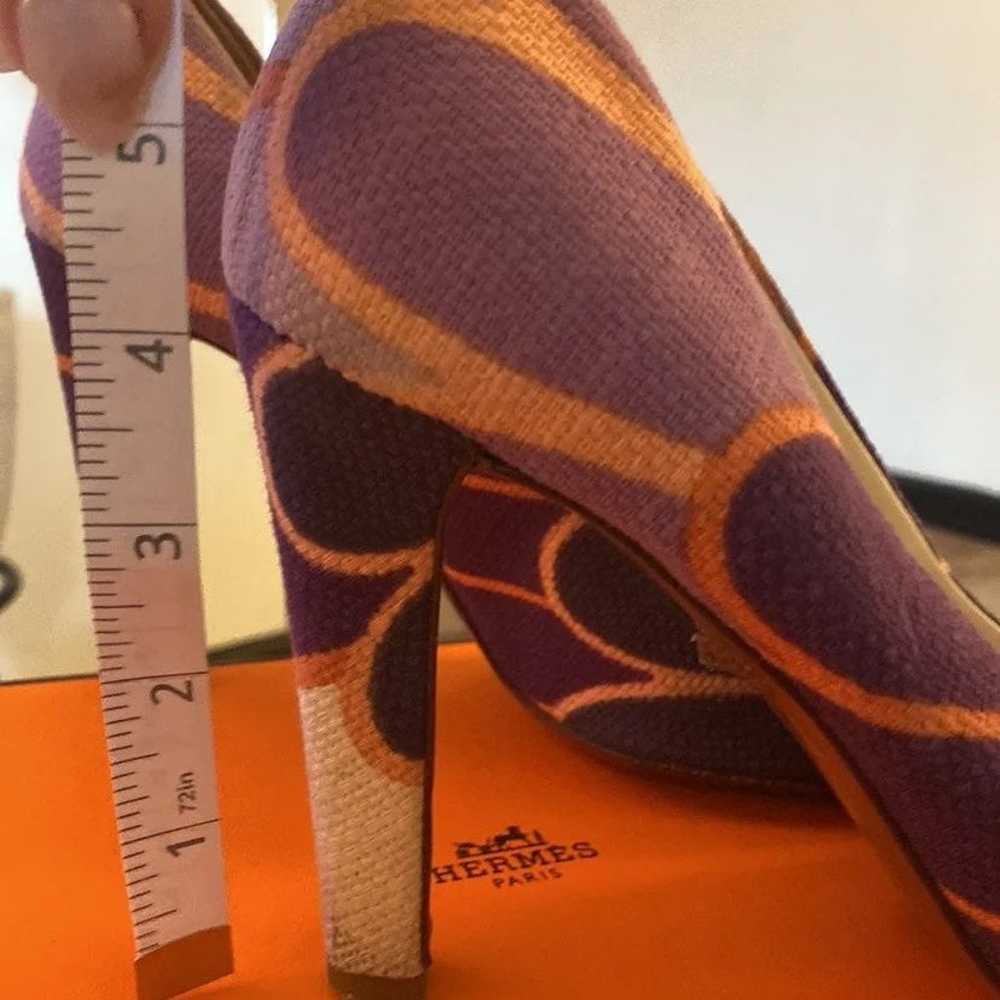 Miu Miu Heels Pumps Purple Orange (EU 41 / US 10)… - image 9