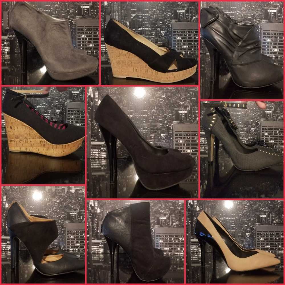 9 Pairs of Pumps, Wedges, Booties! - image 1