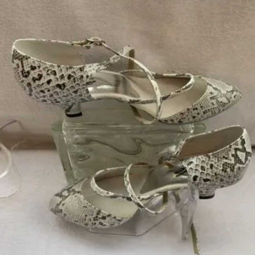 Anaconda Print Ballroom Dance Shoes by Glide Wome… - image 2