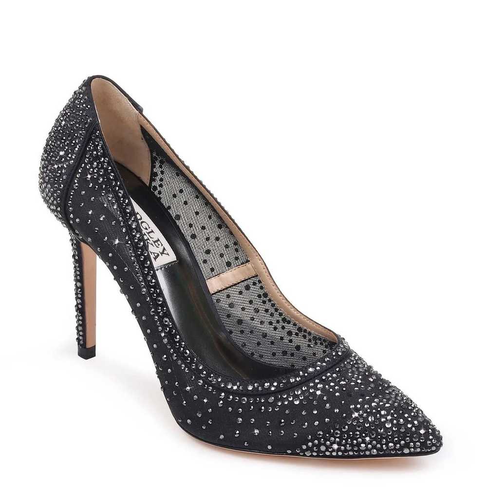 BADGLEY MISCHKA Swarovski Crystal Shona Shoes - Gem