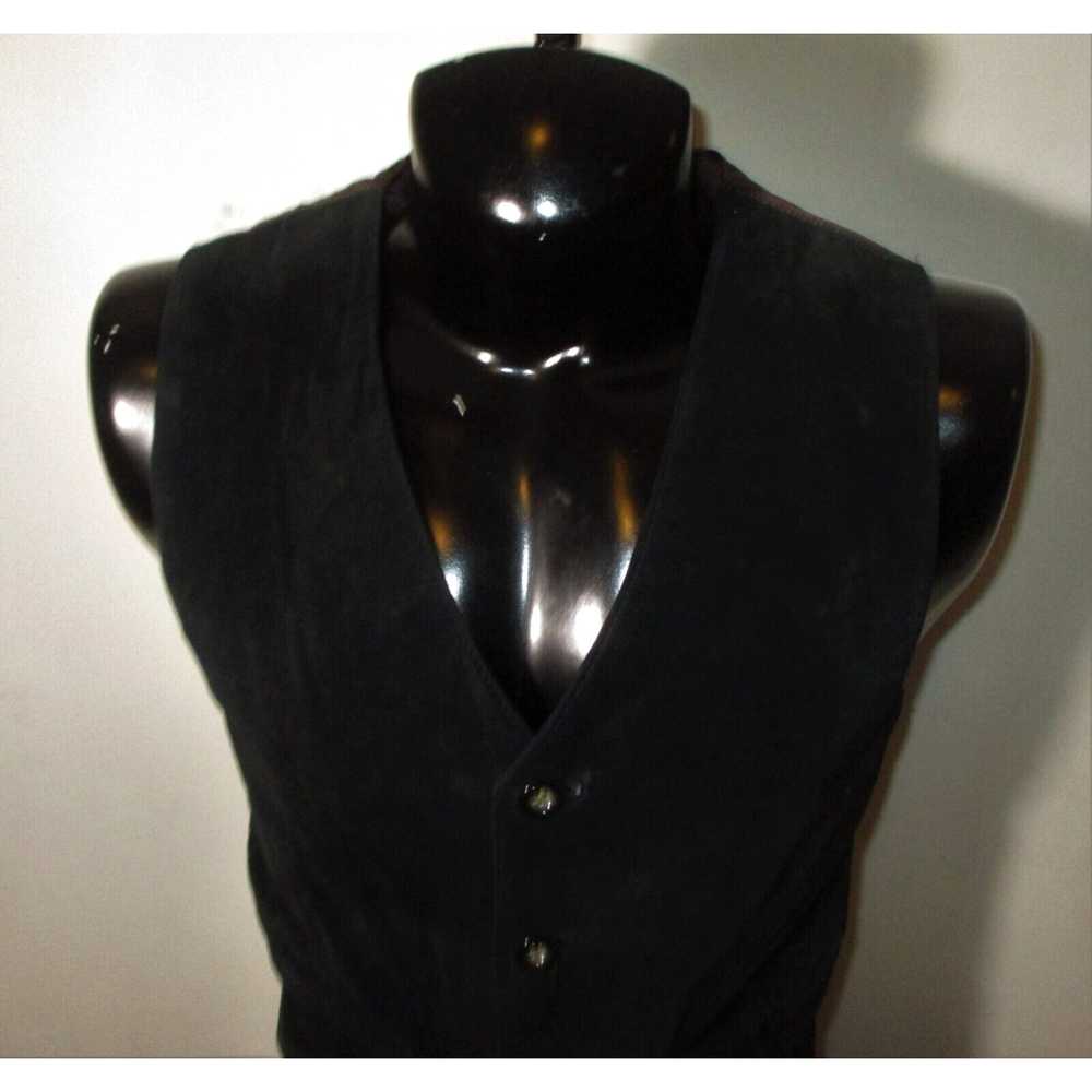 Vintage Men's WILSONS Leather Black 100% Leather … - image 2