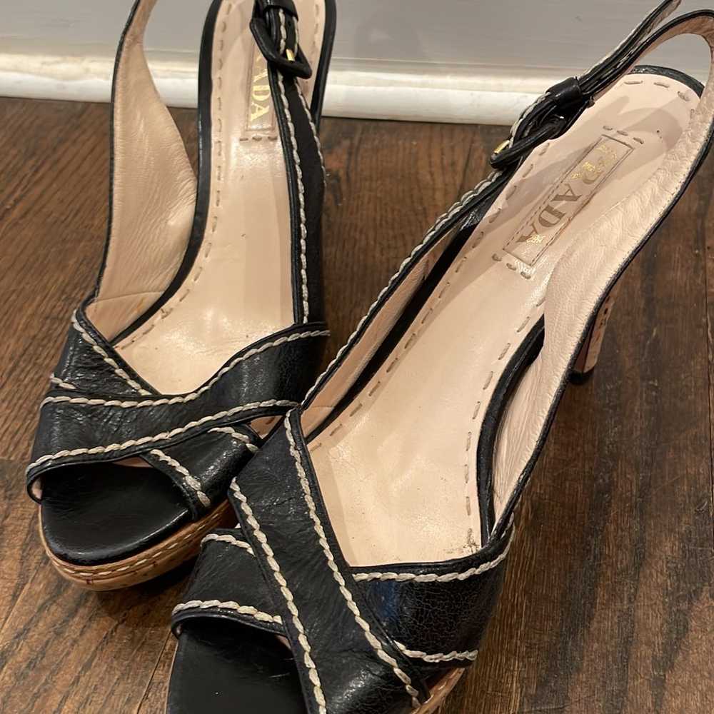 Prada black heels size 41 - image 1