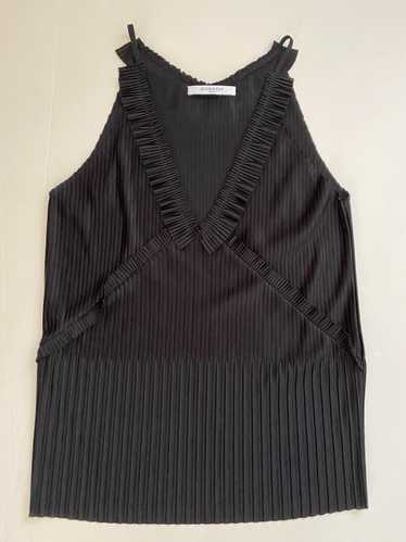 Givenchy GIVENCHY Black Sleeveless Blouse - Large 