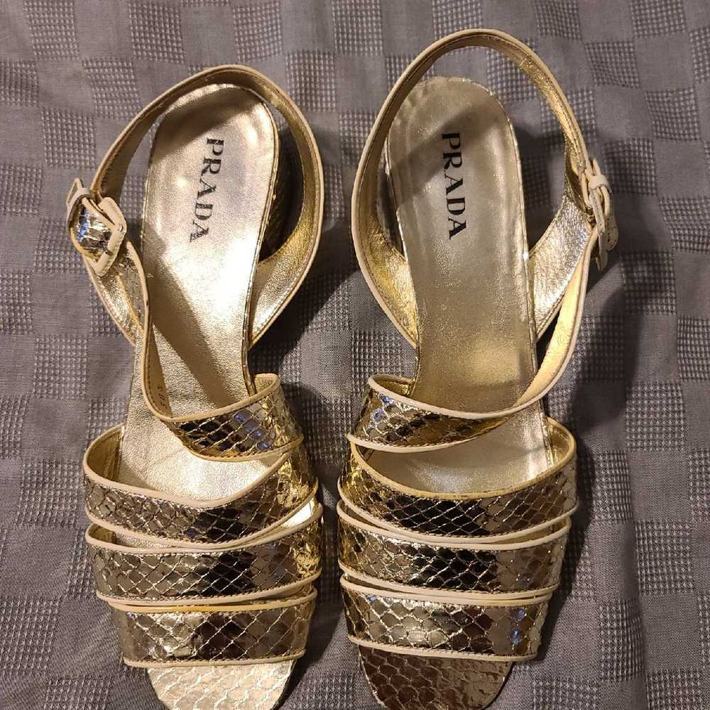 Prada womens sandals size 8 - image 1