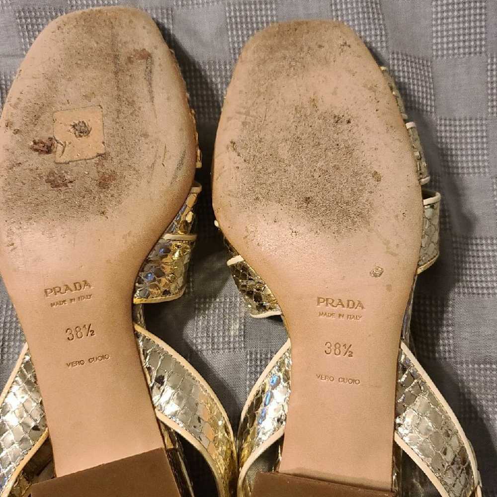 Prada womens sandals size 8 - image 3
