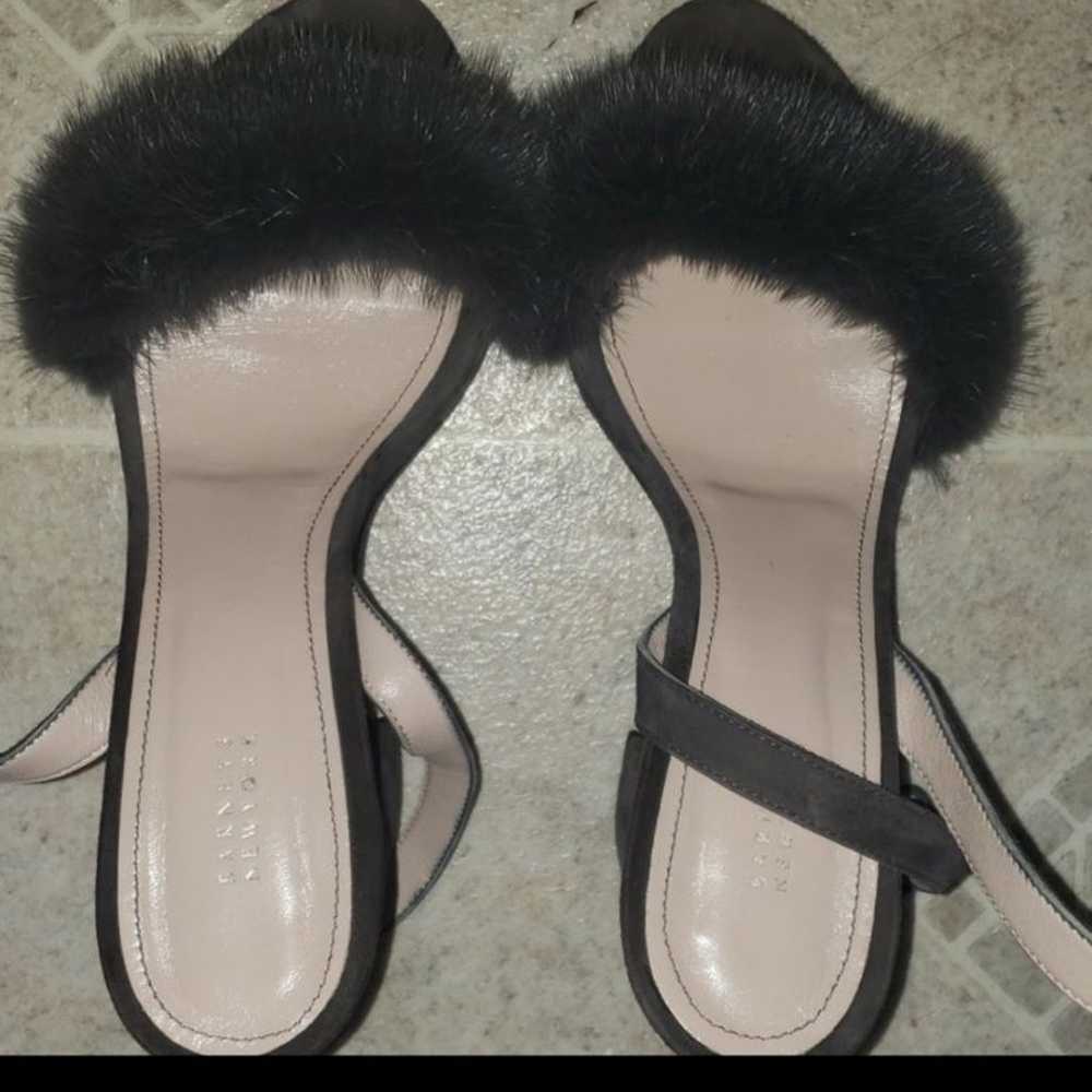 BARNEYS NEW YORK MINK ankle strap pump - image 4