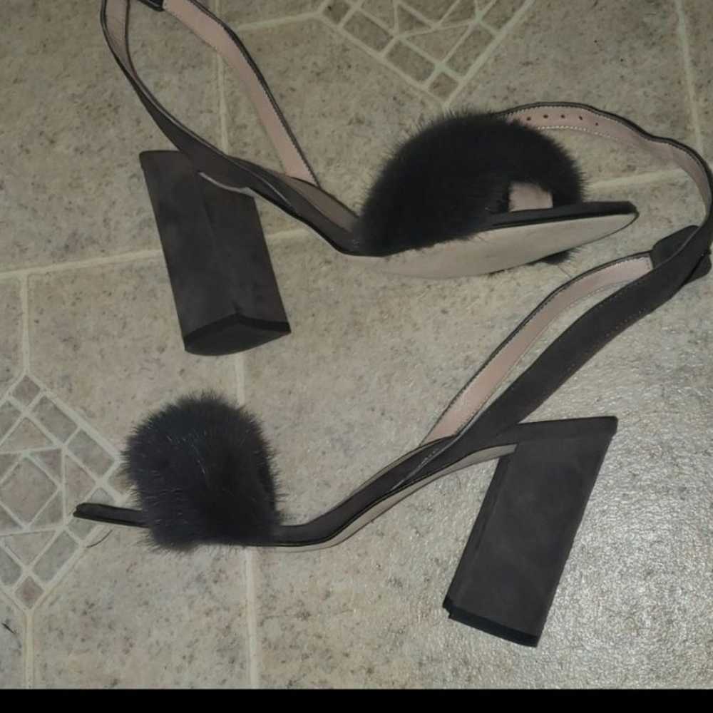 BARNEYS NEW YORK MINK ankle strap pump - image 6