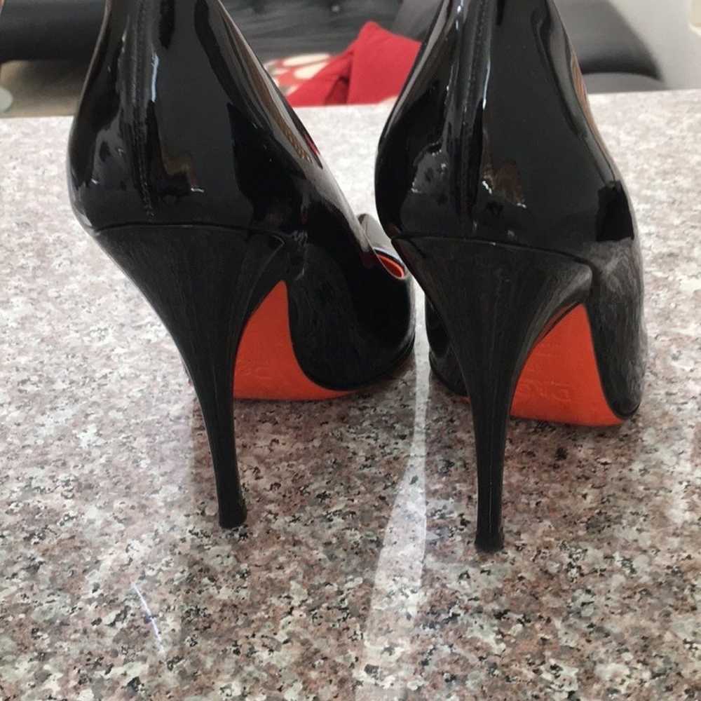 Dolce&Gabbana-Stunning shiny black stiletto heels… - image 3