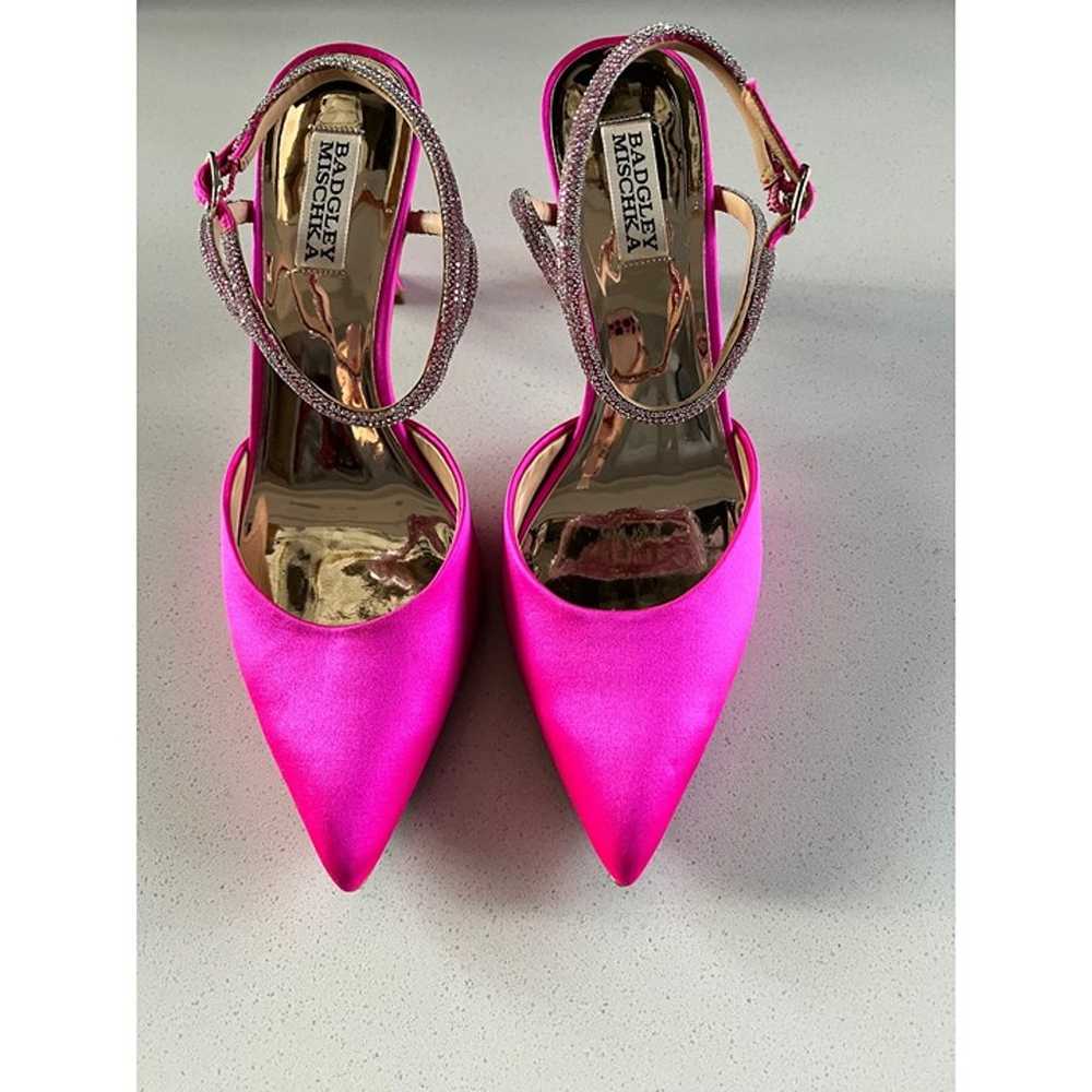 Badgley Mischka pink Kamilah Pointed Toe Size 8 - image 4