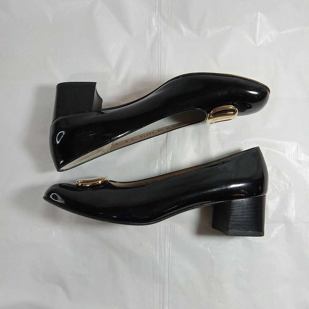 Salvatore Ferragamo Women shoes size 6 Black With… - image 2