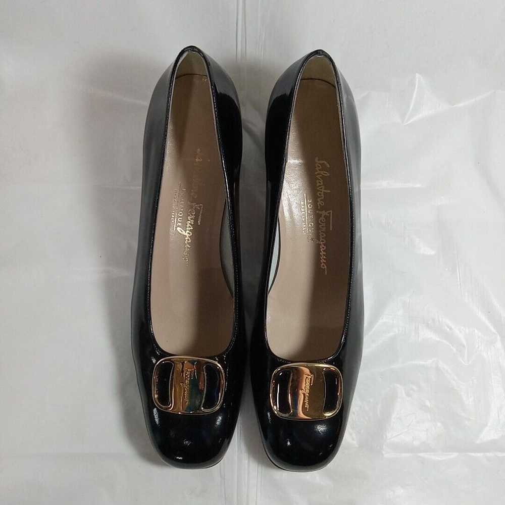 Salvatore Ferragamo Women shoes size 6 Black With… - image 3