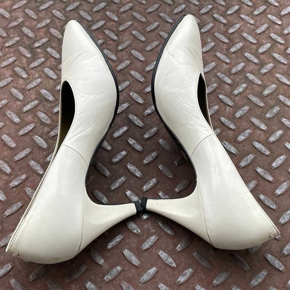 yves saint laurent Women Sandal Shoes White Leath… - image 3