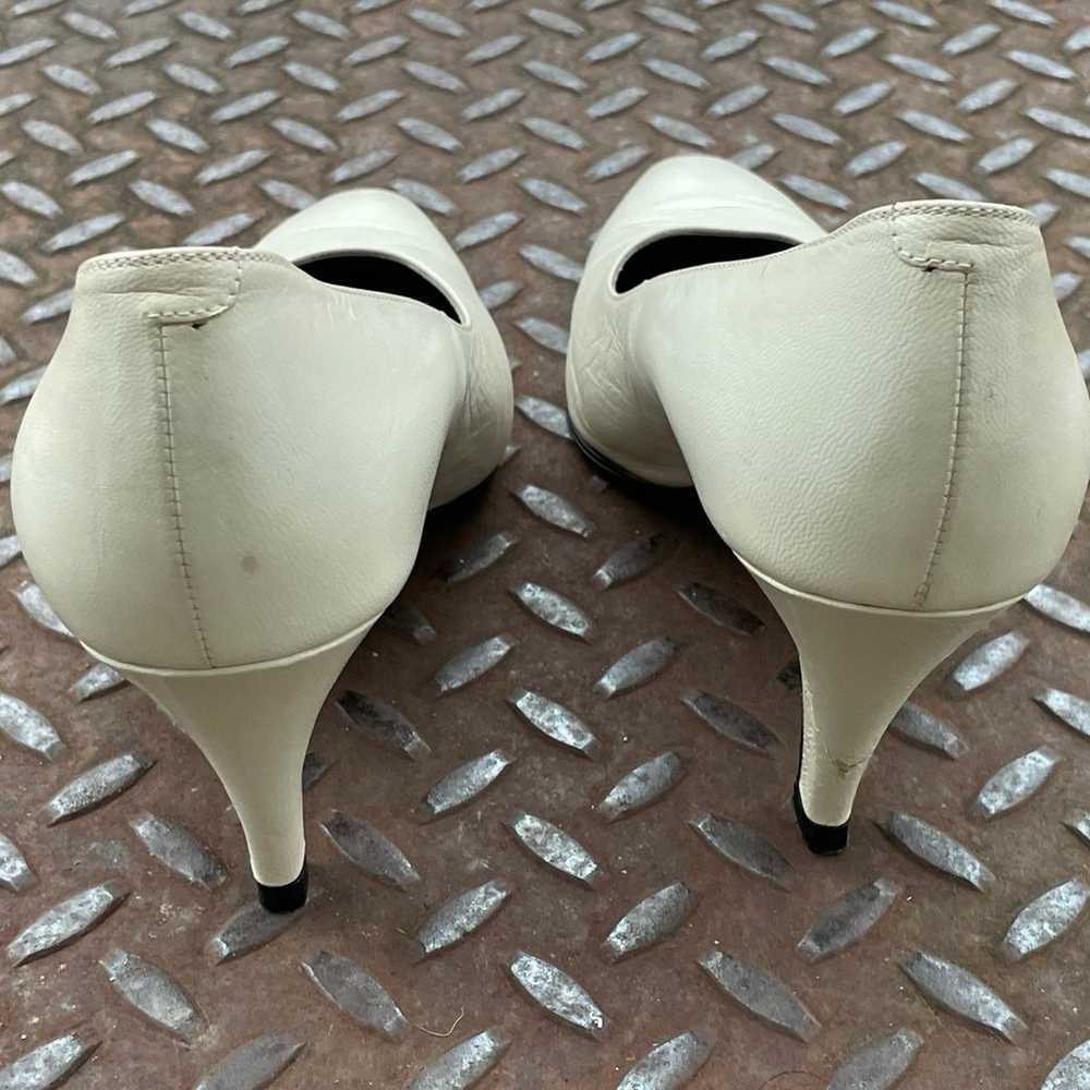 yves saint laurent Women Sandal Shoes White Leath… - image 7
