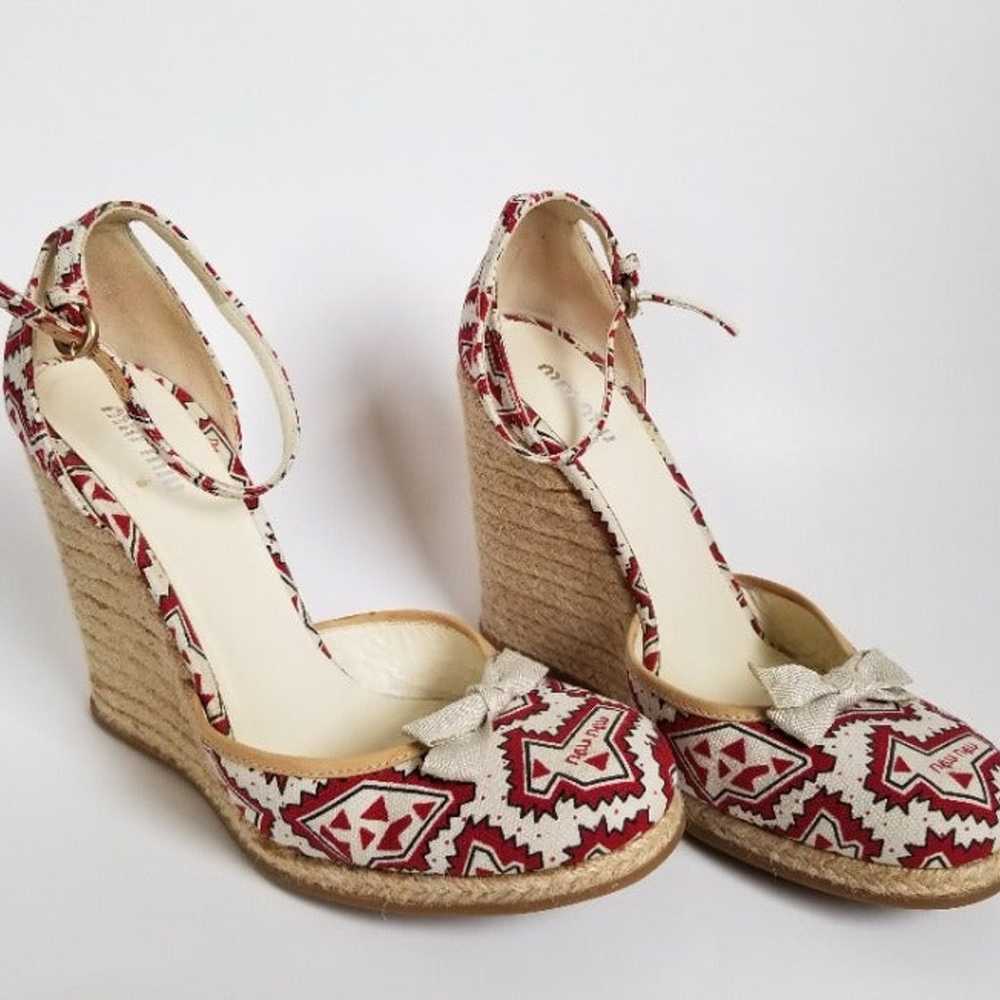 Miu Miu Canvas Espadrilles - image 1