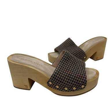 Veronica Beard Hannalee Houndstooth Platform Clogs