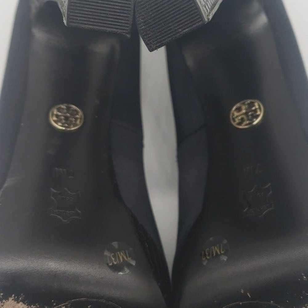 Tory Burch Women's Satin Platform Shoes Size 7 - image 7