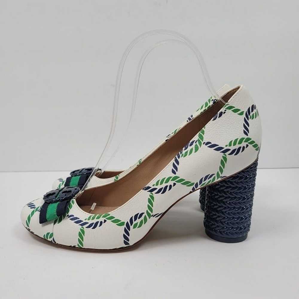 Tory Burch Maritime Pumps Rope Accent Women's Whi… - image 2