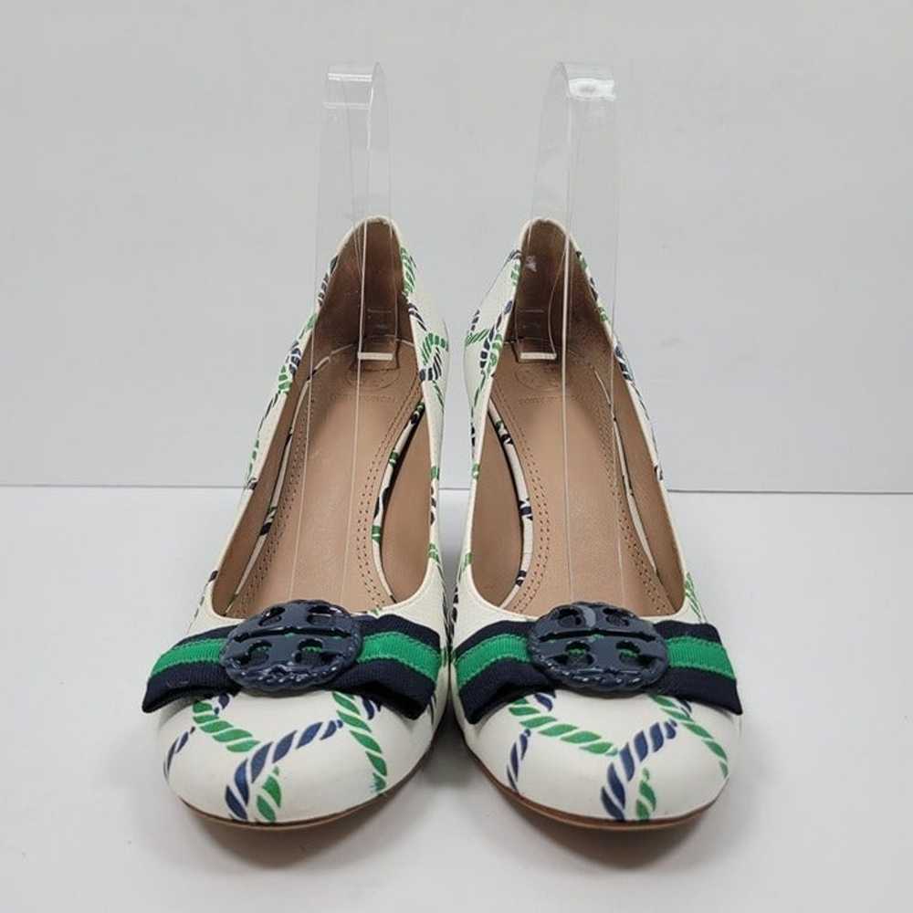 Tory Burch Maritime Pumps Rope Accent Women's Whi… - image 3