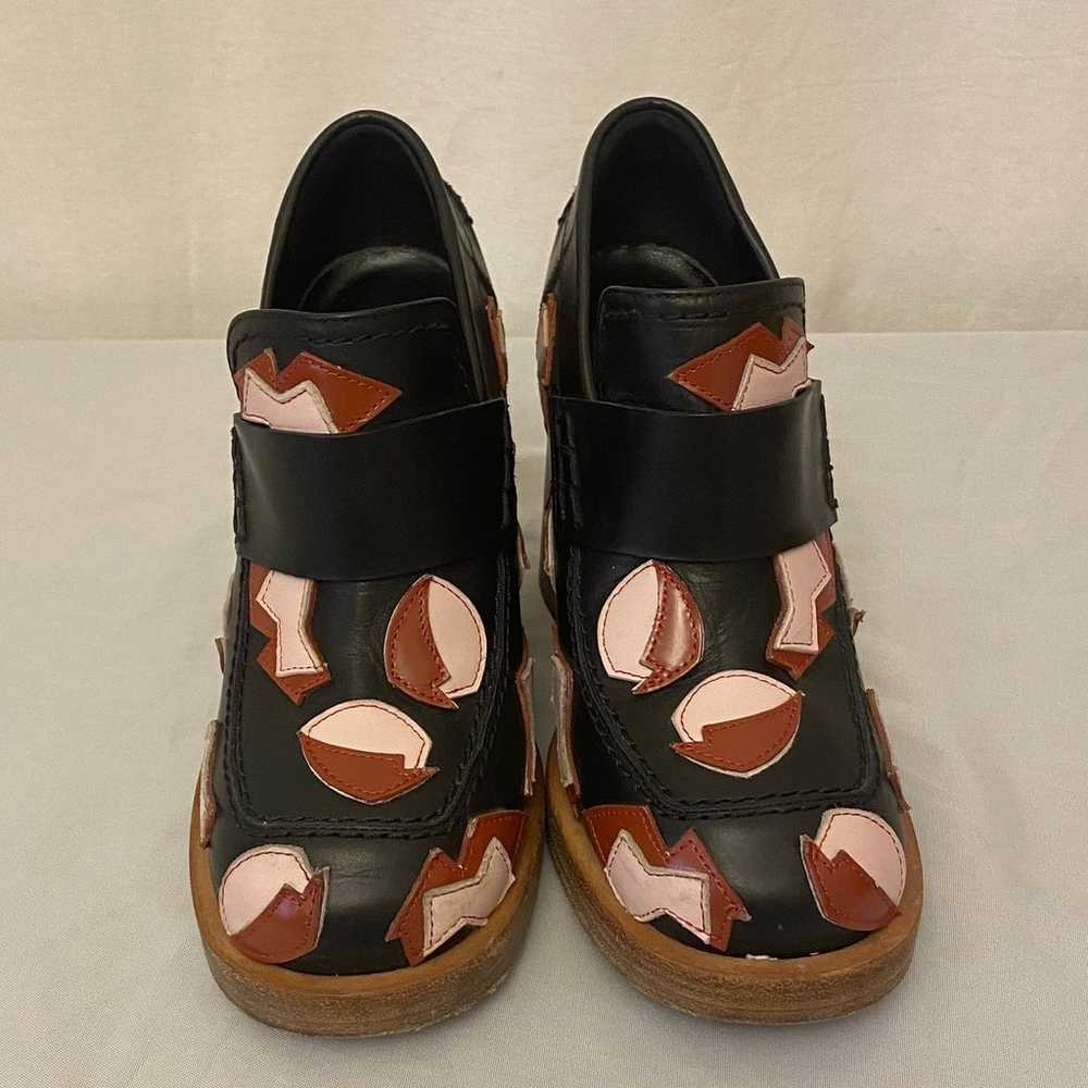 MARNI 6 (36) Chunky Heel Loafers Appliqué Shoes R… - image 4