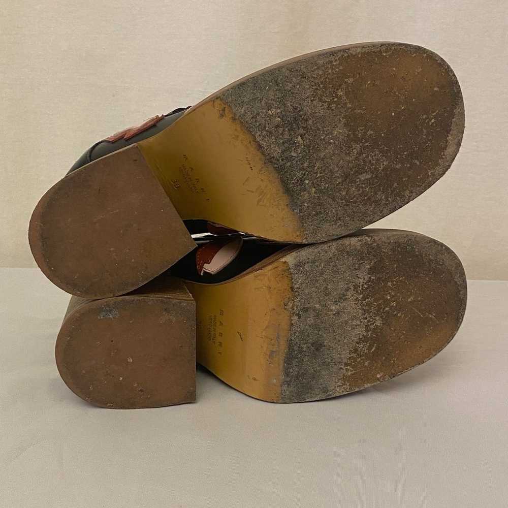 MARNI 6 (36) Chunky Heel Loafers Appliqué Shoes R… - image 8