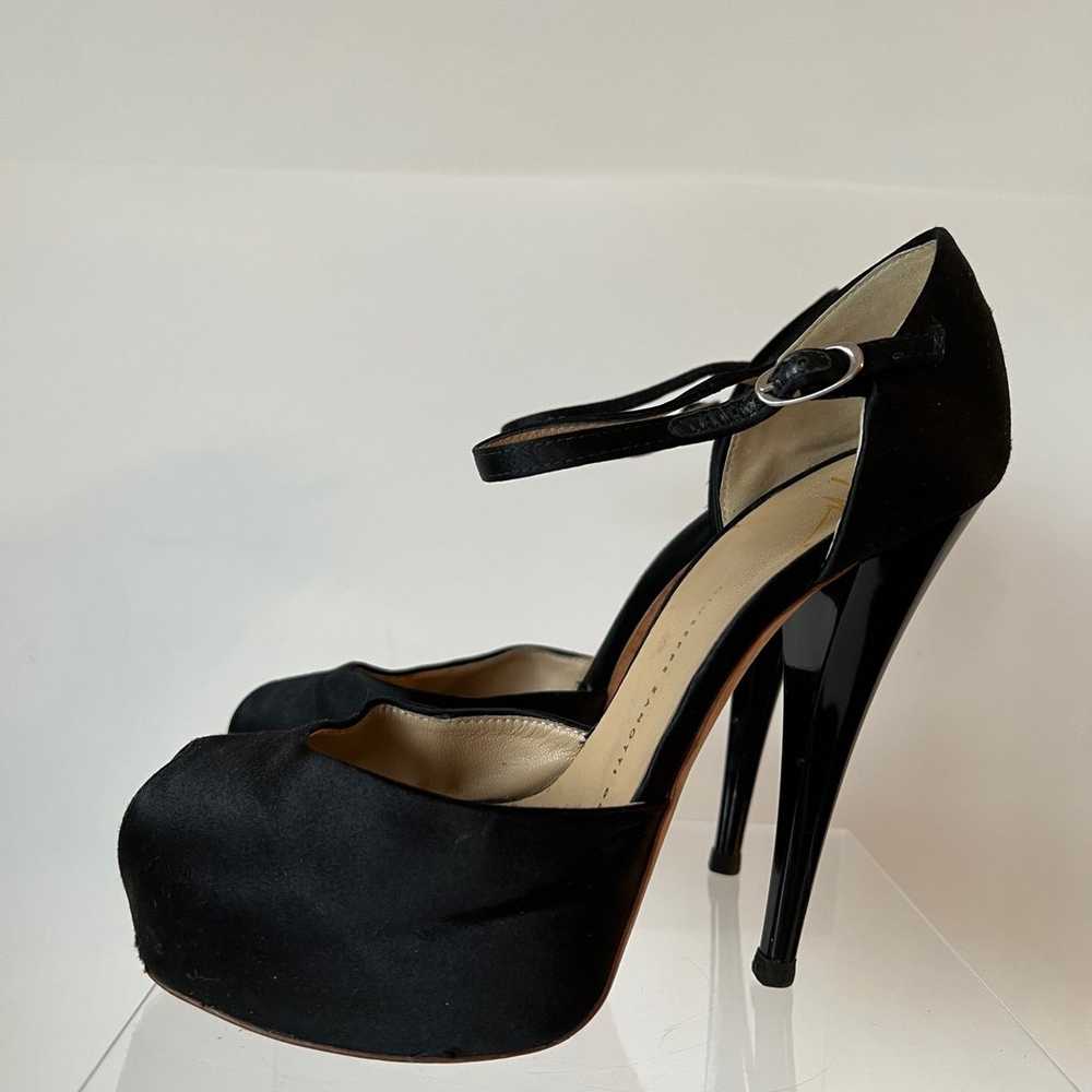 Giuseppe Zanotti Satin Stilleto with ankle strap - image 2