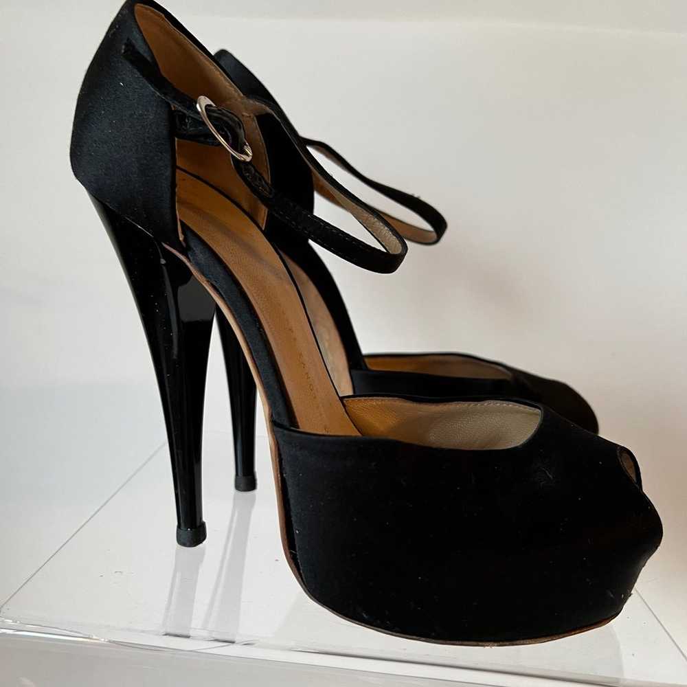 Giuseppe Zanotti Satin Stilleto with ankle strap - image 6