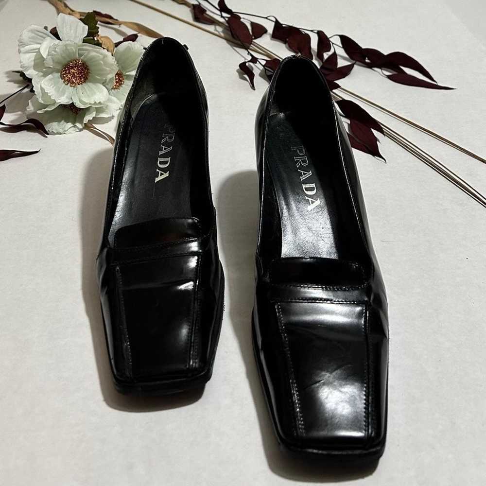 Prada patent leather shoes for women, Size 38/7.5… - image 1
