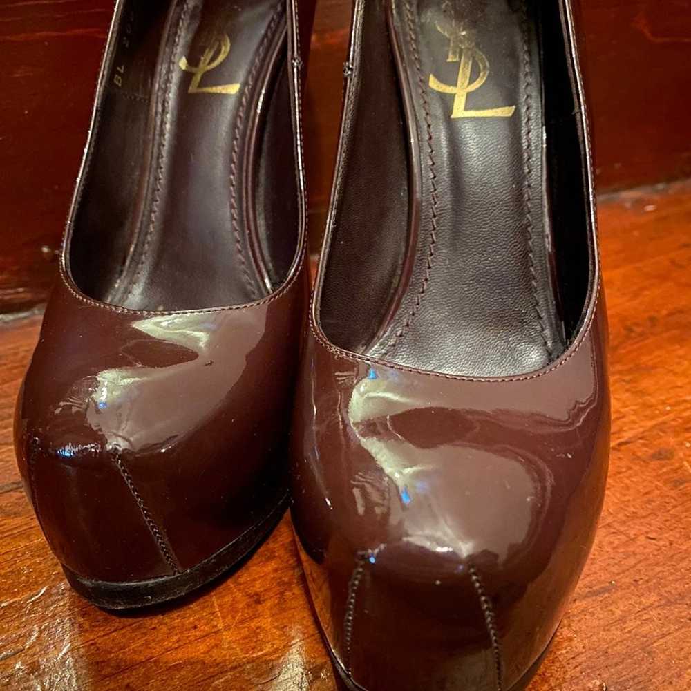 YSL Yves Saint Laurent Tribtoo pumps heels Size 5… - image 10