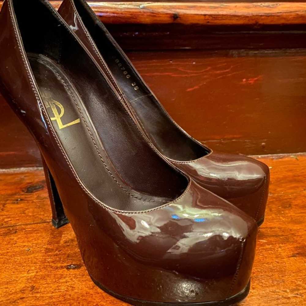 YSL Yves Saint Laurent Tribtoo pumps heels Size 5… - image 3