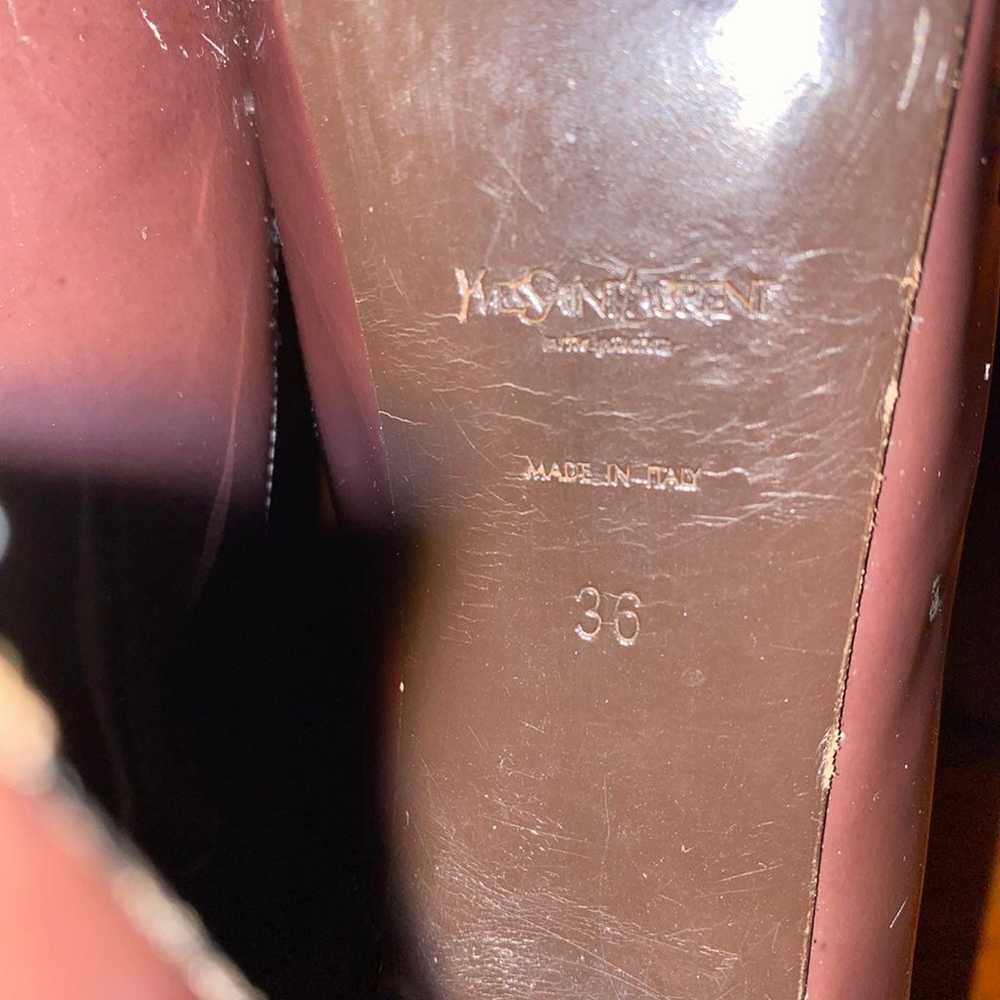 YSL Yves Saint Laurent Tribtoo pumps heels Size 5… - image 9