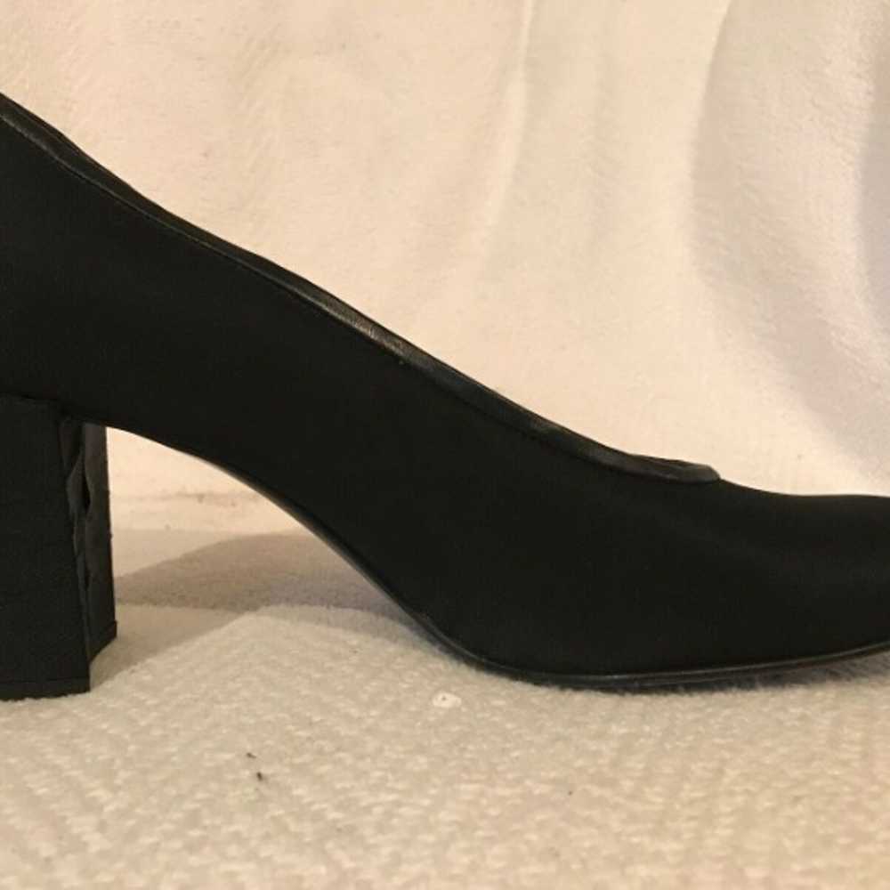 Bally Black Cloth Heel Pump Women Shoes - image 3