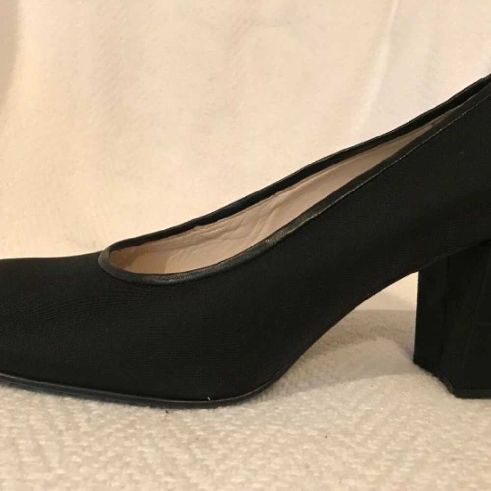 Bally Black Cloth Heel Pump Women Shoes - image 4
