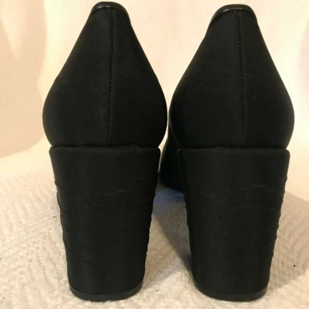 Bally Black Cloth Heel Pump Women Shoes - image 9