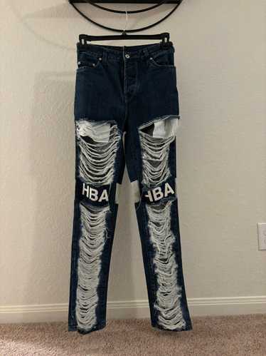 Hood By Air HBA double knee distress