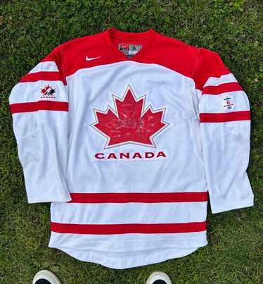 Olympic CA. No26 Martin St.Louis Red 100th Anniversary Stitched NHL Jersey