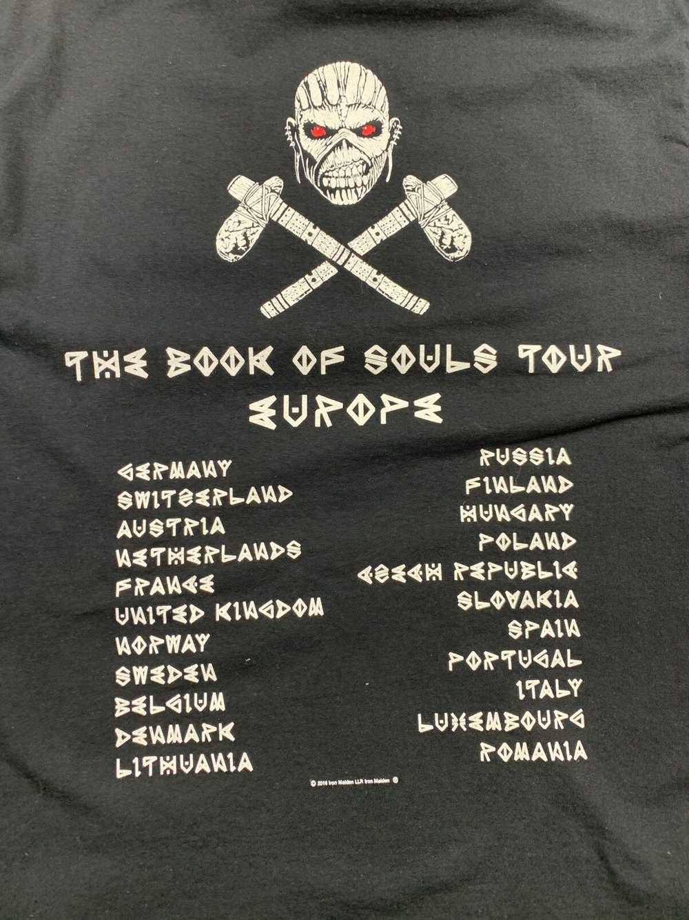 Band Tees Iron Maiden 2016 Europa Tour - image 5