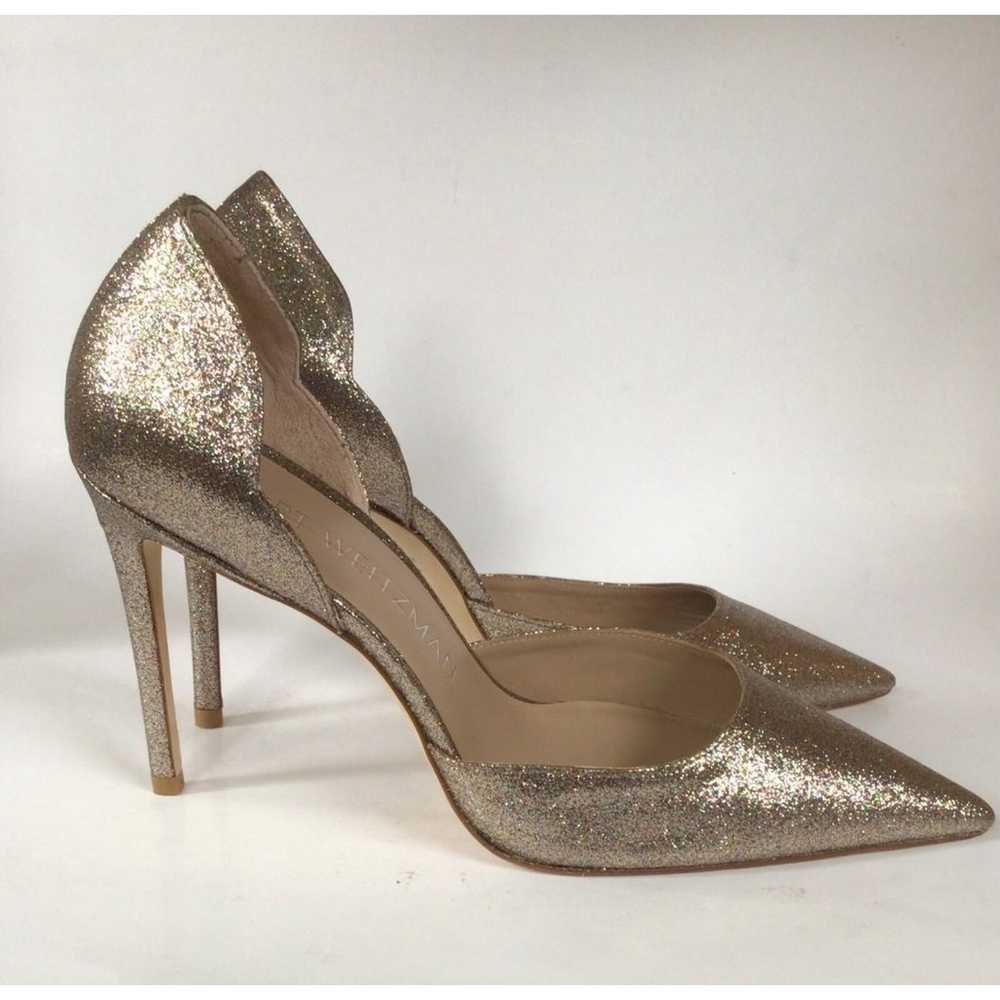 NEW STUART WEITZMAN Metallic Pointed Toe d'Orsay … - image 7