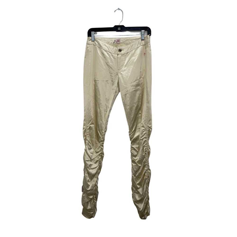 Joie Y2K Joie Champagne Satin Pants - image 1