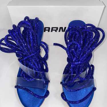 Blue Crystal Heels