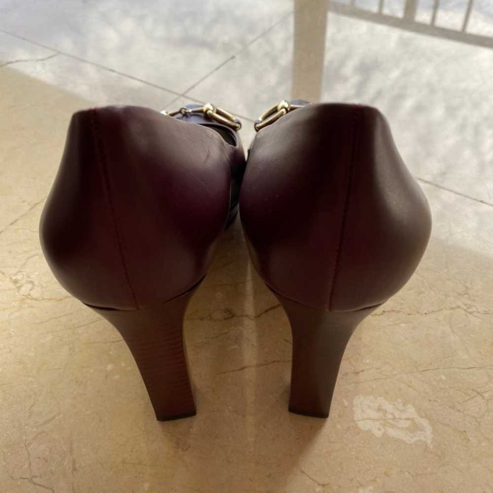 Gucci Burgundy Heels - image 4