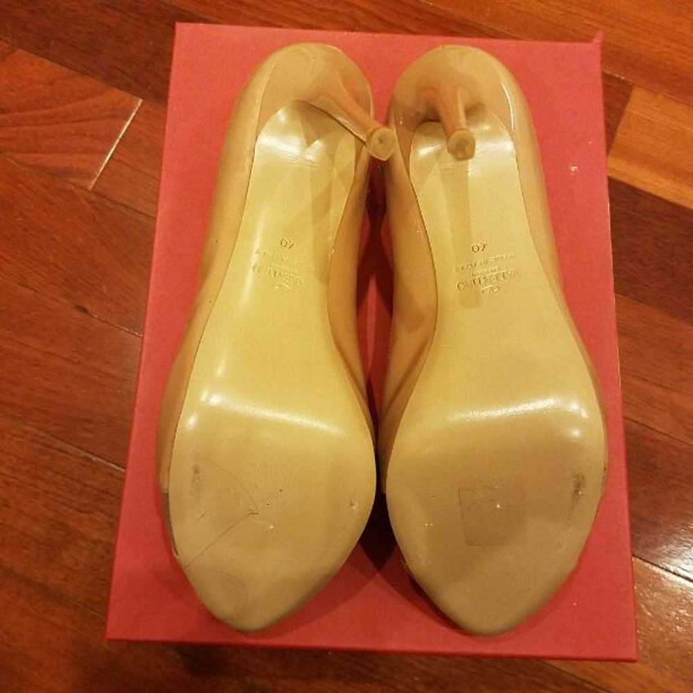 Valentino Beige Patent Leather Pump - image 2