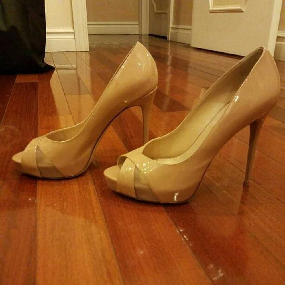 Valentino Beige Patent Leather Pump - image 3