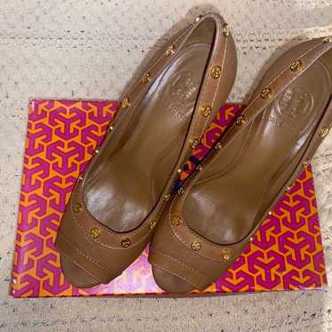 Tory Burch Heels Royal Tan (Used) - image 1