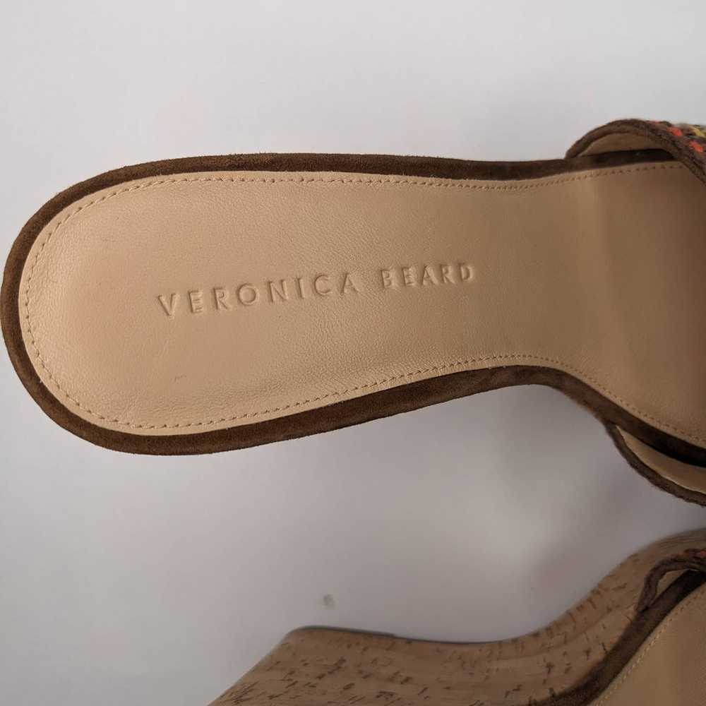 VERONICA BEARD Dali Brown Woven Cork Wedge Sandal… - image 5