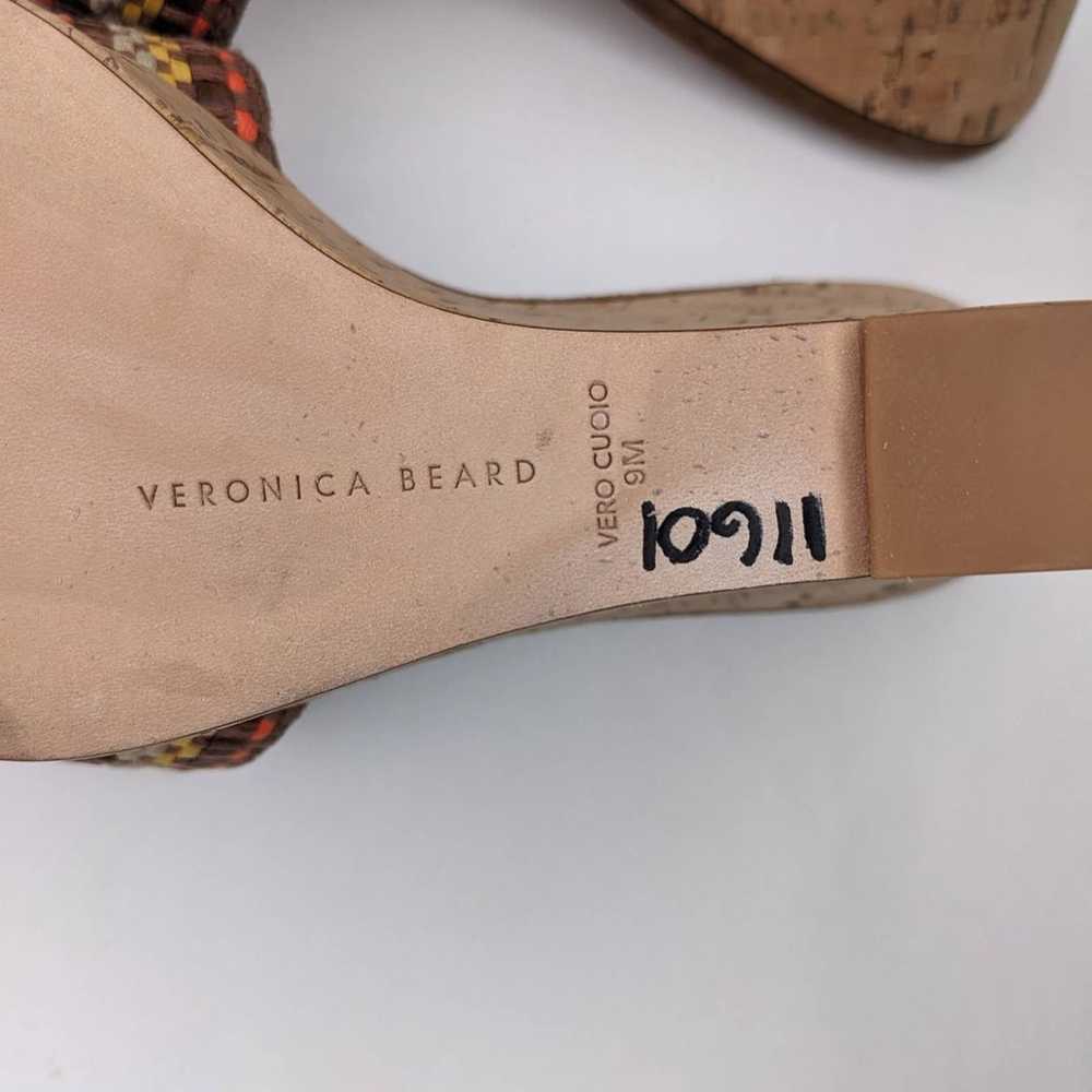 VERONICA BEARD Dali Brown Woven Cork Wedge Sandal… - image 9
