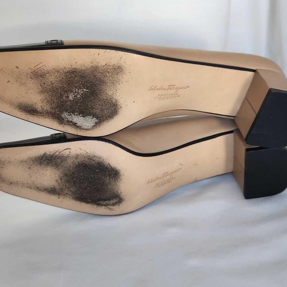 Salvatore Ferragamo twotone pumps 7 women's shoes… - image 5