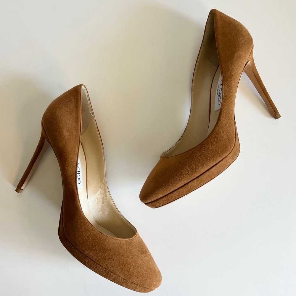 Jimmy Choo Aimee Suede Leather Pumps - image 1